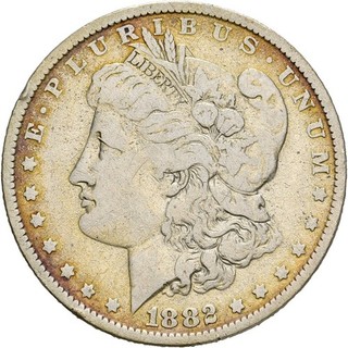 Künker: USA 1 Dollar 1882 O Morgan Dollar Silber Top!