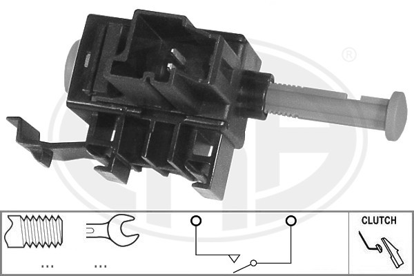 Era 330733 Schalter, KupplungsbetäTigung (Gra) FüR Ford Focus Ii (Da_, Hcp, Dp)-image