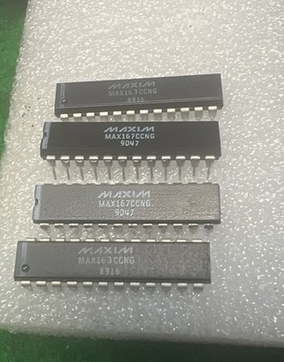 4 pcs MAXIM Integrated Analog to Digital Converters MAX163CCNG MAX167CNG