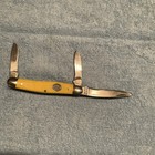 Moore Maker USA 3301 Stockman Yellow Composite Scales 3 7/8”clsd Good Snap — photo 1