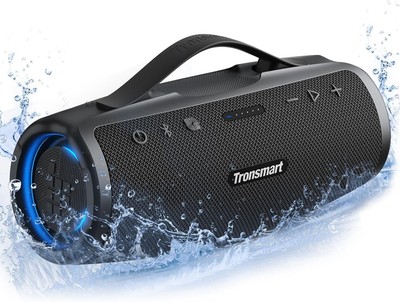 Tronsmart Mirtune S100 Portable Bluetooth Speaker, 50W Punchy Bass Black 
