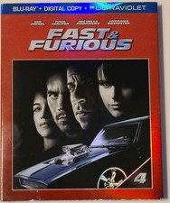Fast  Furious 4 Blu-ray Slipcover New Sealed