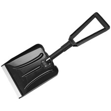 Mil-Tec Schneeschaufel Klappbar ABS Leicht Faltbar Gartenarbeit Winter Schwarz