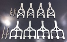 8 Alloy Upper Lower A-Arm Fit Old T-maxx Emaxx 3906 Tmaxx 1.5 2000 VERSION 