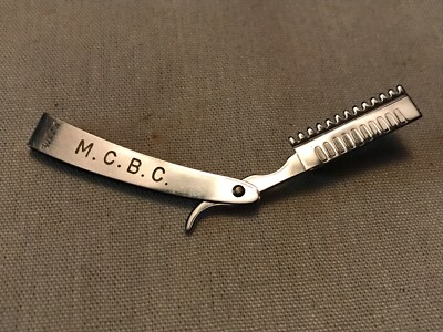 WECK VINTAGE STRAIGHT RAZOR PIN, M.C.B.P.