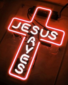 Jesus Saves Neon | eBay