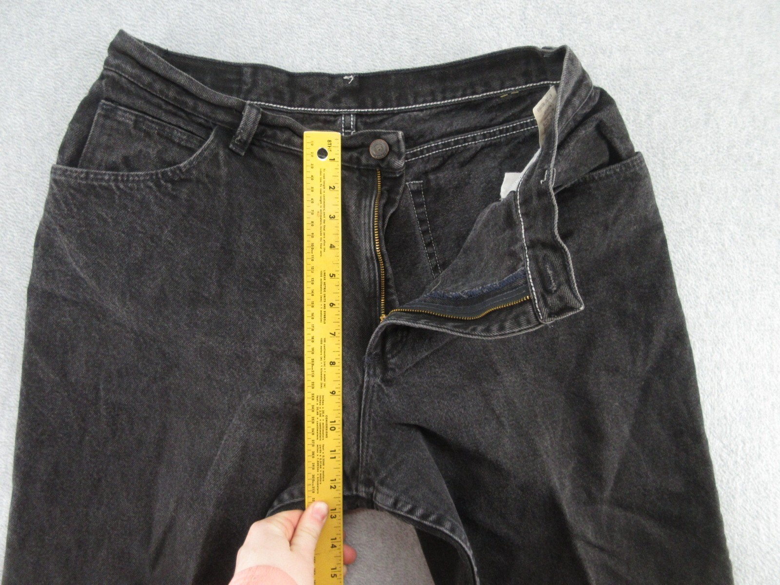 Vintage Gitano 80s Jeans Womens 18 Petite Black Relaxed Pants (FITS 33x29) USA