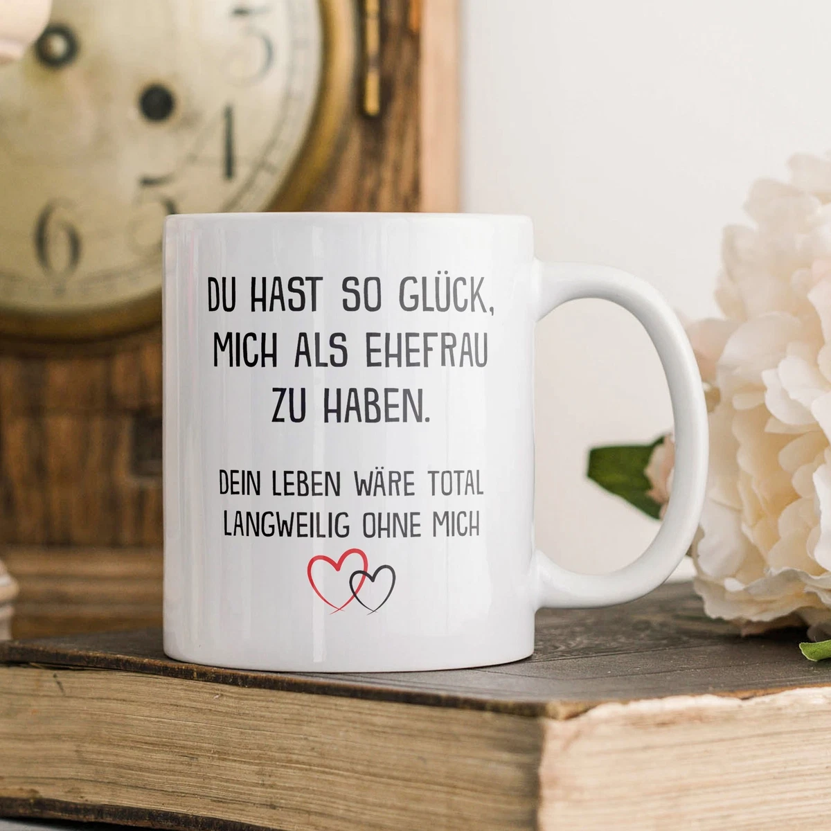 Ehemann Geschenk Erster Hochzeitstag Kaffeetasse Männer Tasse Hochzeitsjubiläum