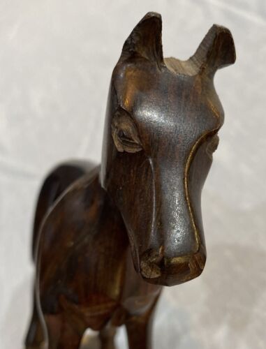 Vintage Ironwood carvings Standing Horse 6" Tall - Picture 3 of 17