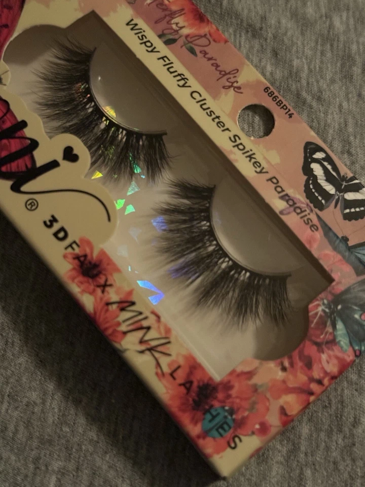 lONI PESTAÑAS WISPY ESPONJOSO RACIMO SPIKEY PARADISE COLECCIÓN MARIPOSA (PAQUETE DE 3) Foto 4 de 4