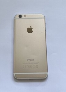 Original Apple Gehäuse Komplett für iPhone 6 Gold Weiß Vormontiert Akku & Cam