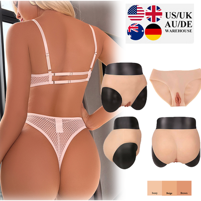 Culotte En Silicone Avec Faux Vagin - Pour Travestissement Et Personnes Transgenres - Taille Unique 3XL - Neuf Avec étiquettes