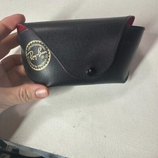 Ray-Ban by Luxottica 100 UV protection Snap closure black CASE ONLY Empty