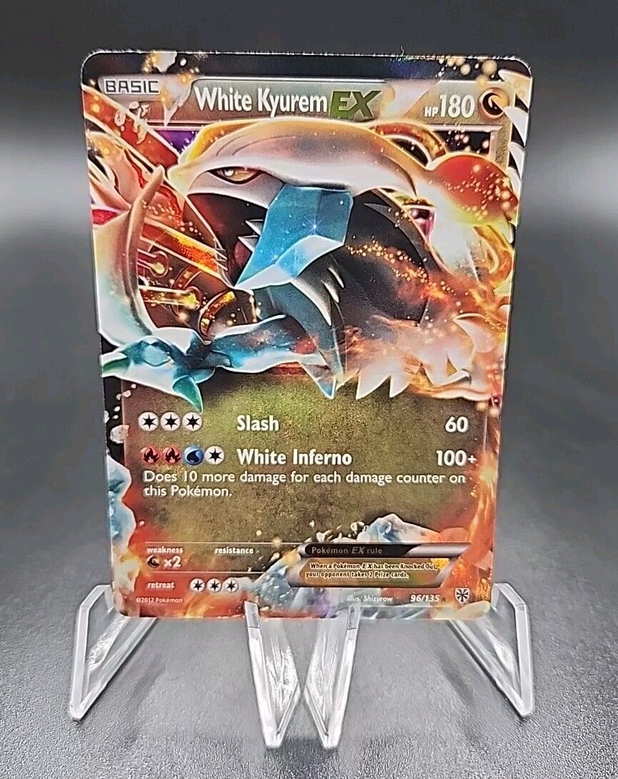 kyura様132 116 73 80 93 96 98 103 108 109 White Kyurem EX 96/135 Ultra Rare Black & White Plasma Storm