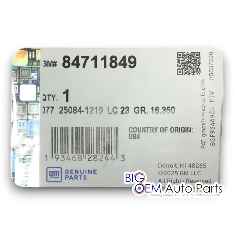 Manija de puerta cromada delantera o trasera Chevrolet Silverado GMC Seirra nueva OEM 84711849 Foto 3 de 4