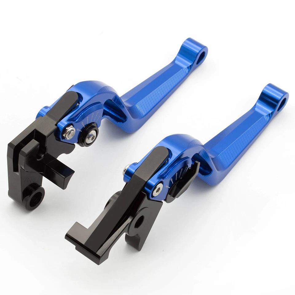3D Camber Rhombus Brake Clutch Lever Short Fit Ducati 400/620/695 MONSTER Blue - Image 4 of 4
