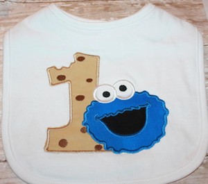 cookie monster bib