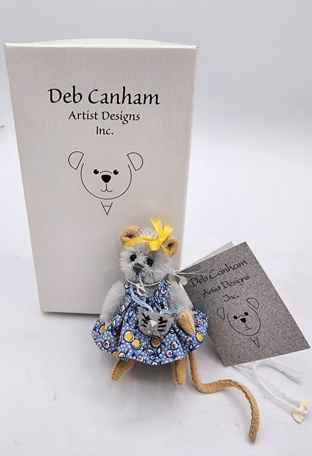 Mini Mices Mohair Fifi Mouse Deb Canham Artist Designs Miniature Doll Figure