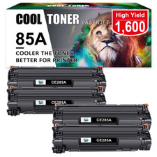 4PK CE285A 85A Black Toner Cartridge For HP LaserJet P1102 P1005 P1109w Printer