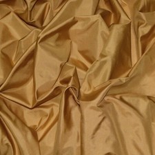 Dark Gold Tissue Taffeta, 100 Silk Fabric By The Yard, 44" Wide TS-7332