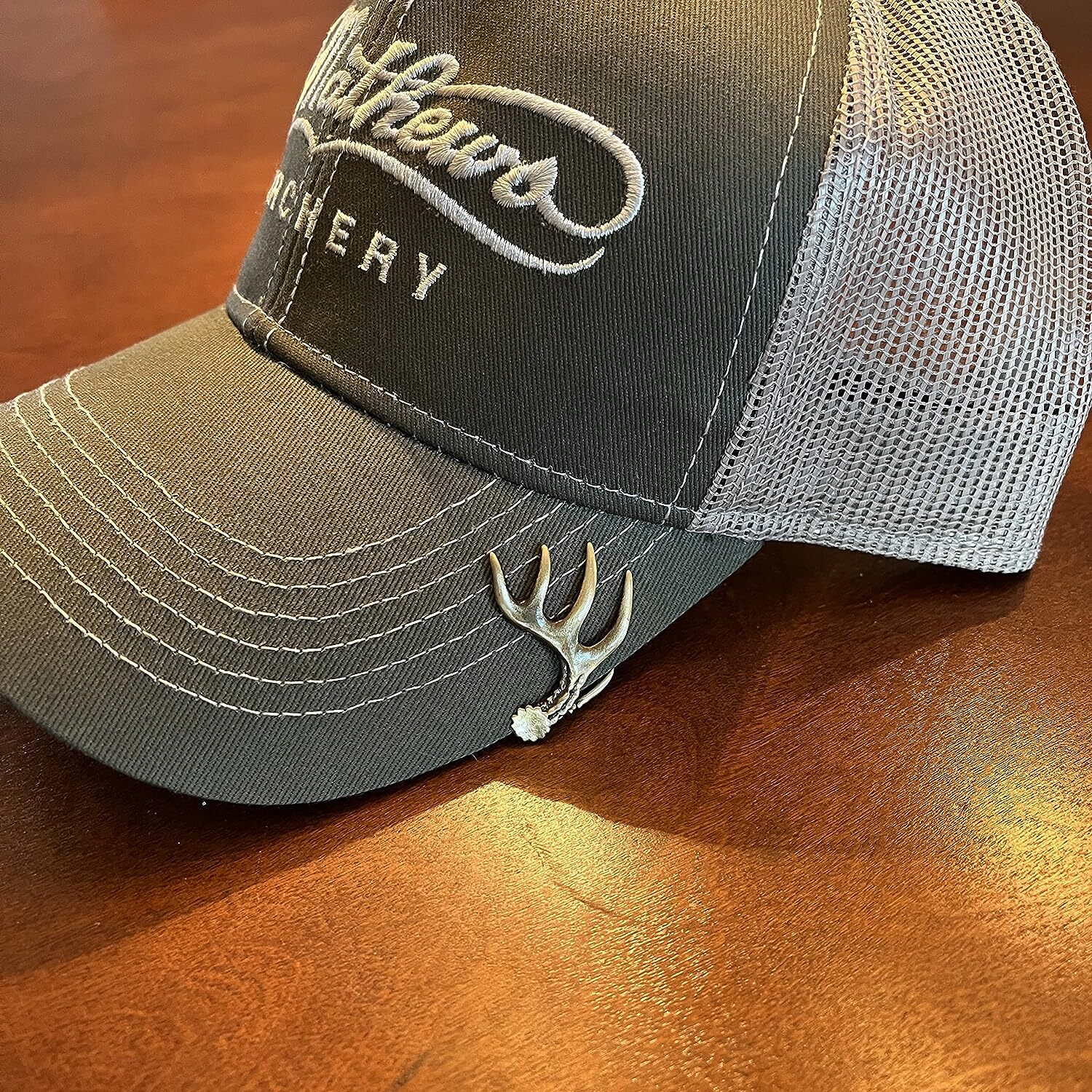 Brim Clip Shed Antler Brass. Gift for Bowhunter. Good Luck Charm De eBay