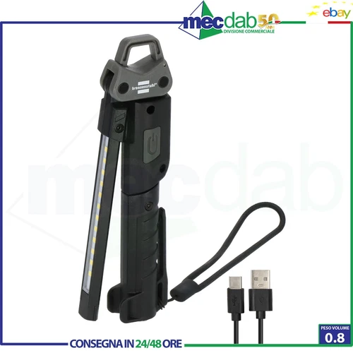 Lampada Da Lavoro Portatile a LED Ricaricabile HL 400 Lumen