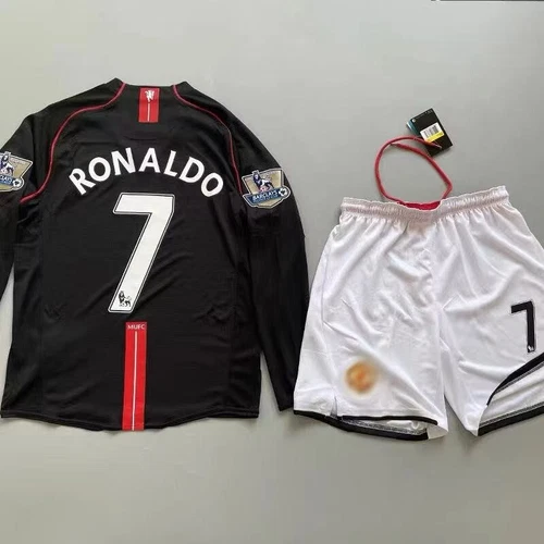 2007/08 Retro Kids Sport Set long / Short Sleeve Shirt Shorts - Picture 1 of 12