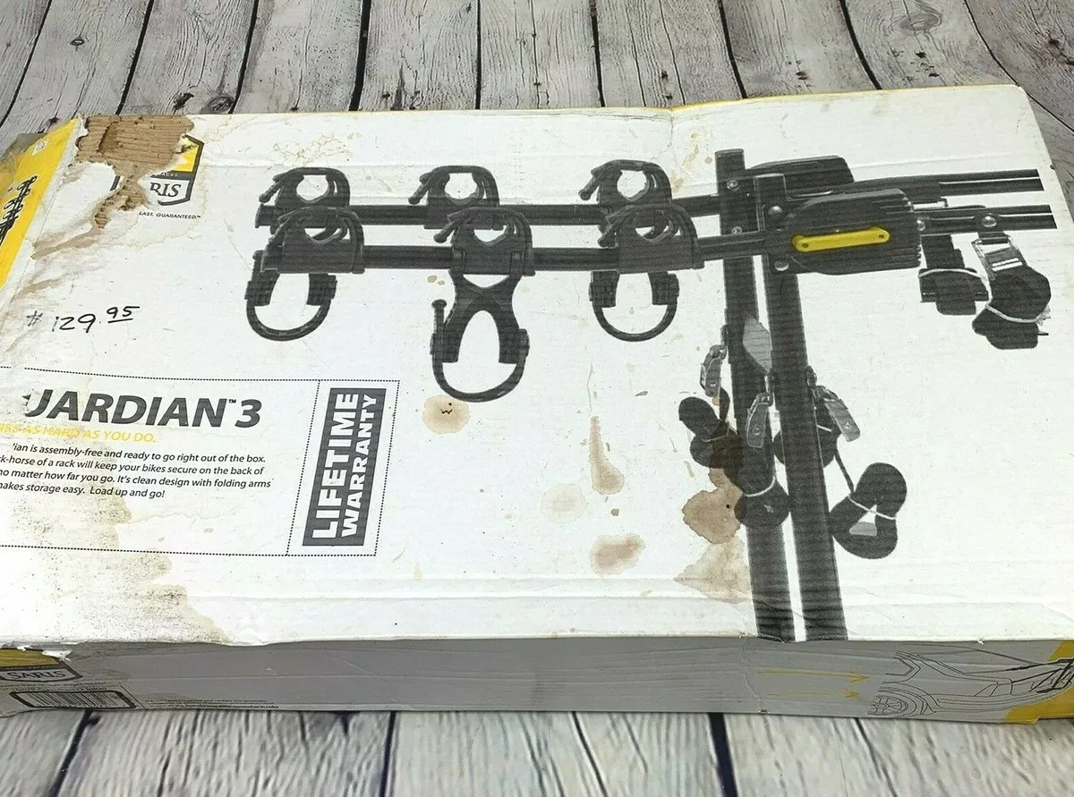 New Saris Guardian 3 Bike Rack Car Carrier in Distressed Box