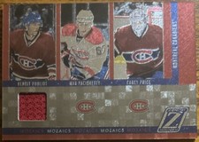 2010-11 Zenith Mozaics Materials Benoit Pouliot/Max Pacioretty/Carey Price #12