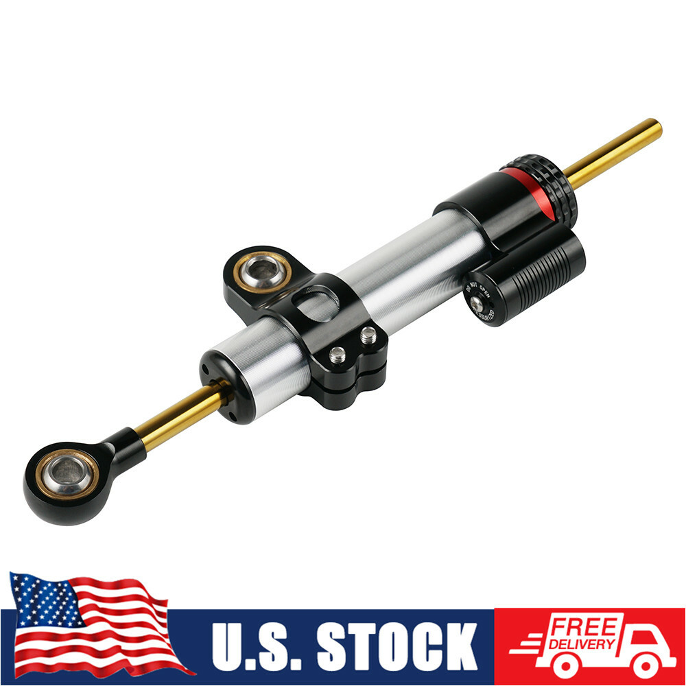 D-99！ CNC Steering Damper Stabilizer For Honda Kawasaki KTM Street