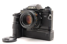 All Works! Minolta X-700 35mm film camera MD 50mm F1.7 w/MotorDrive1 [Near Mint]