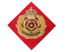 The Duke Of Lancasters Regiment Draht Gestickter Offiziere K&ouml;nige Krone Kappe