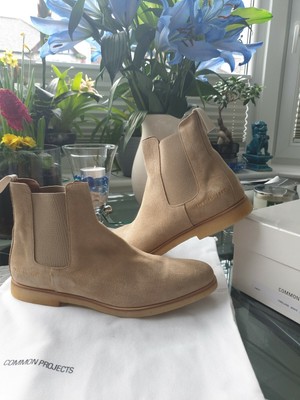common projects sand chelsea boot