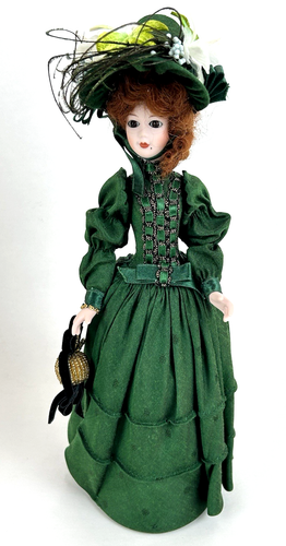 Vintage 1987 Gorham Valentines Ladies Porcelain Elizabeth Doll 11" #VL3