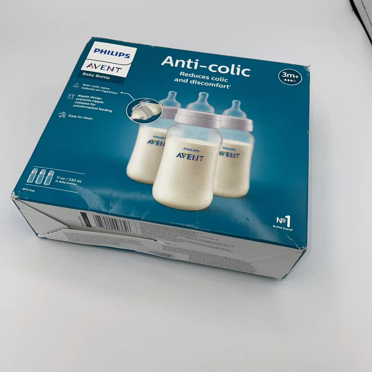 Avent 330ml bottle store 3 pack