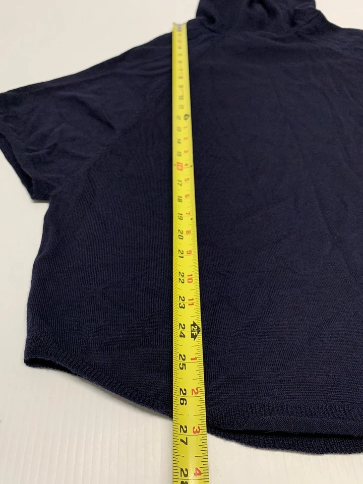 Joie Hoodie Short Sleeve Blue L Women's A66 - Image 2 of 4