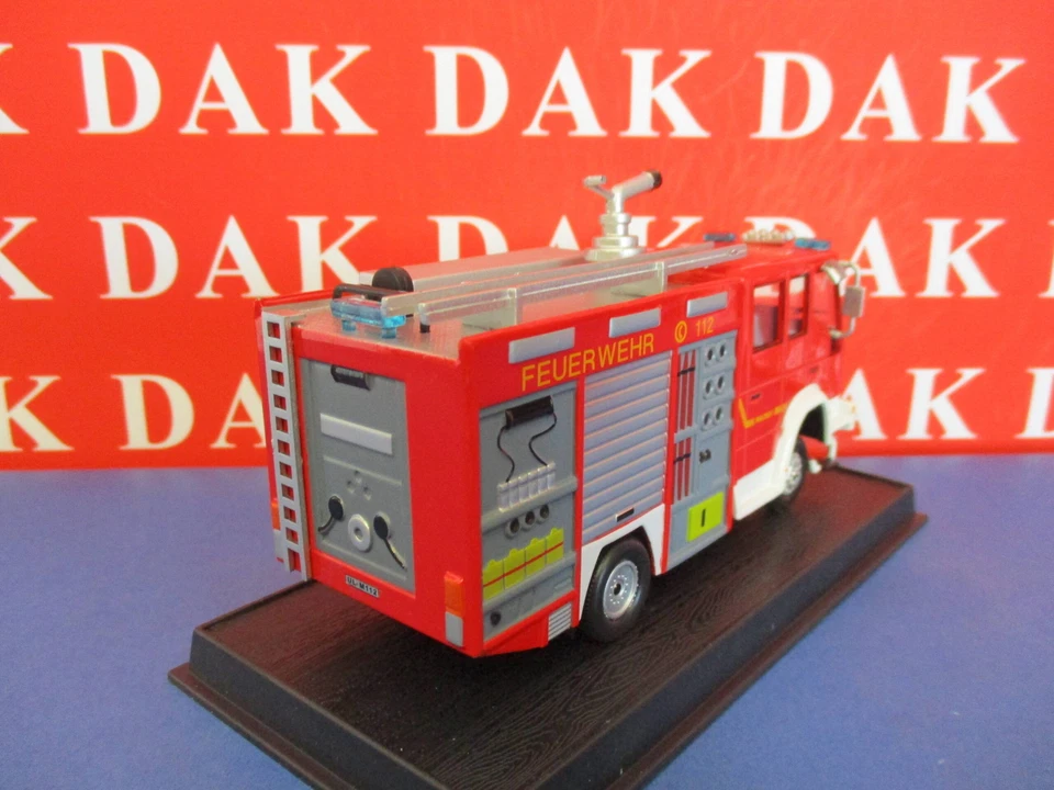 Die cast 1/57 Modellino Camion Pompieri Iveco Magirus TLF 16-25 Germany 2005 - Immagine 4 di 4