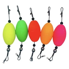 2.5" oval Popping corks Perfect for trout fishing 1pk - 6pk