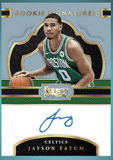 Panini NBA Dunk 2017-18 Select Rookie Signatures Rookie Jayson Tatum. DIGITAL