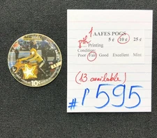 AAFES POGS, 8th Series/Printing, 1 POG, 10¢, #P595, FAIR