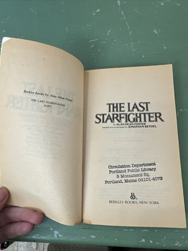 The Last Starfighter Alan Dean Foster Berkley Paperback Science Fiction - Picture 5 of 7