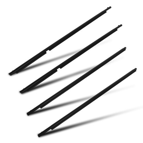 For 2008-2010 Toyota Highlander Weatherstrip Window Moulding Trim Seal Belt 4pc - Picture 2 of 5