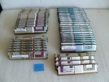 LOT OF 49 MIX SAMSUNG HYNIX MICRON KINGSTON 4GB PC2  SERVER MEMORY