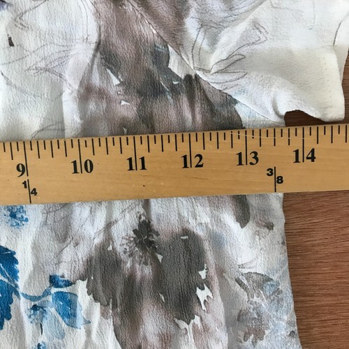 Zimt Mädchen Minikleid Mädchen 11/12 blau weiß Blumen kalte Schulter Taschen - Bild 8 von 13