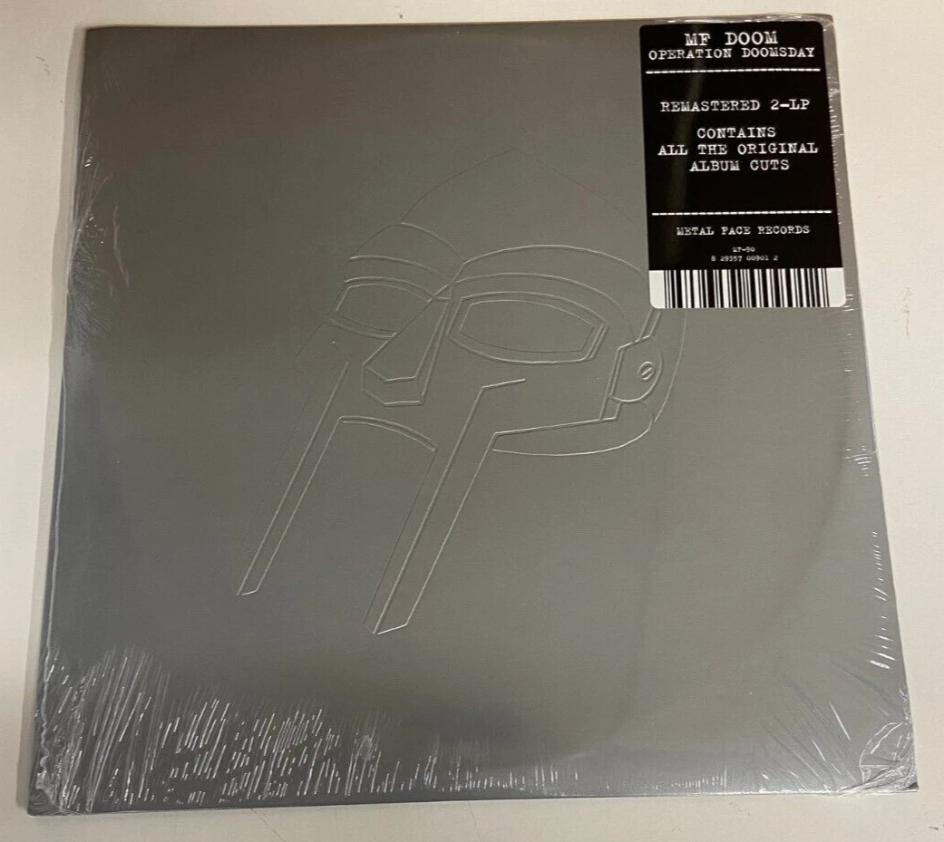 MF Doom - Operation Doomsday - SILVER COVER - 2LP VINYL - NEW SEE PHOTOS