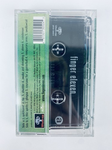 Finger Eleven Tip Cassette Tape (1998) Wind-Up Records, Alt, Grunge SEALED - Picture 2 of 3
