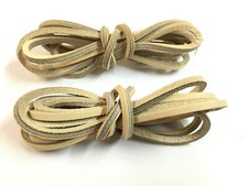 ONE PAIR CAMEL - 72" Rawhide Leather Shoelaces Strings Boat Shoe Boot Laces