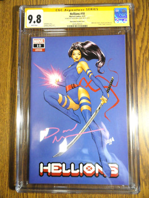 Hellions #10 Variante Nakayama Signatur Cgc 9.8 NM/M Ss Psylocke DNA Zeichen