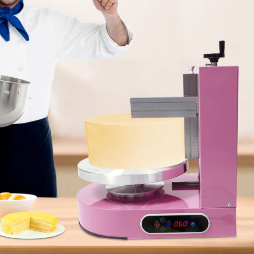 Adjustable Cake Cream Spreading Machine Cake Decorating Machine W/LCD Display