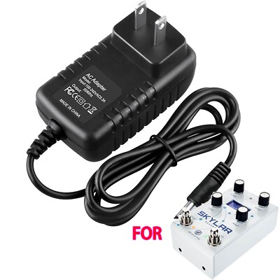 AC Adapter For GFI System Skylar Reverb Pedal Charger Power Supply Cord Mains
